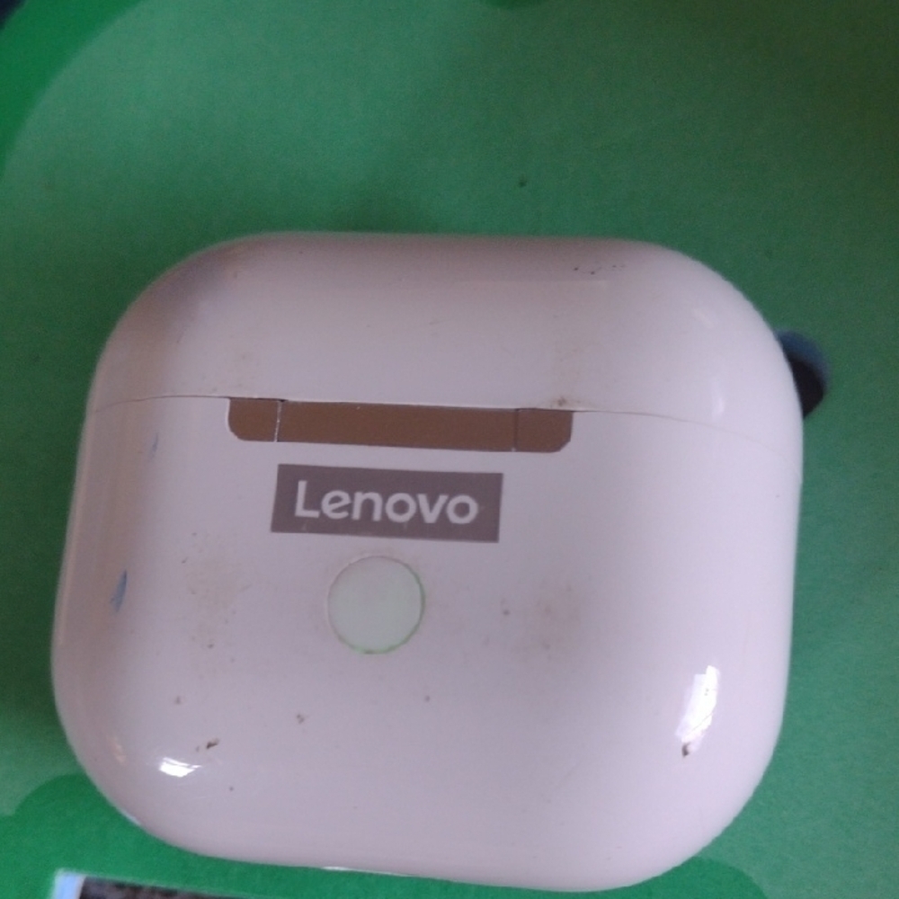 Lenovo White Think Plus Wireless Earbuds